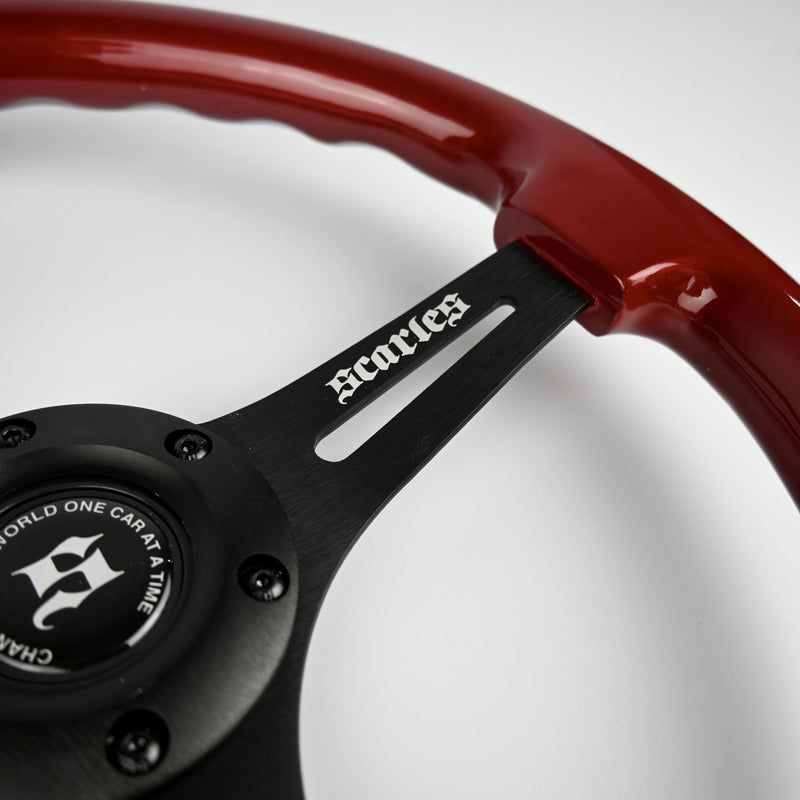 Red & Black Steering Wheel