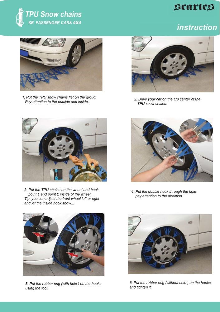 TPU Snow Chains KR100