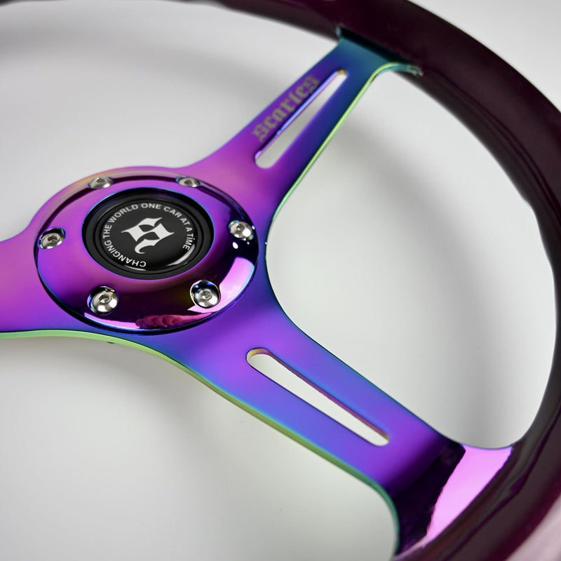 Scarles Purple Steering Wheel