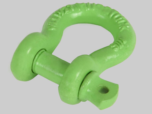 Bow Shackle Rated 1.5T 7/16 GREEN
