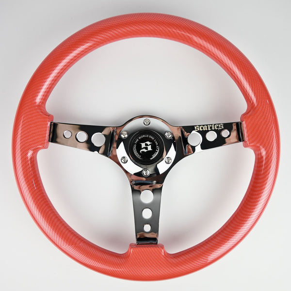 Watermelon Mahogany Steering Wheel